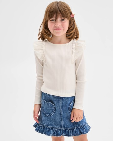 Australian Cotton Long Sleeve Ribbed Fashion T-Shirt