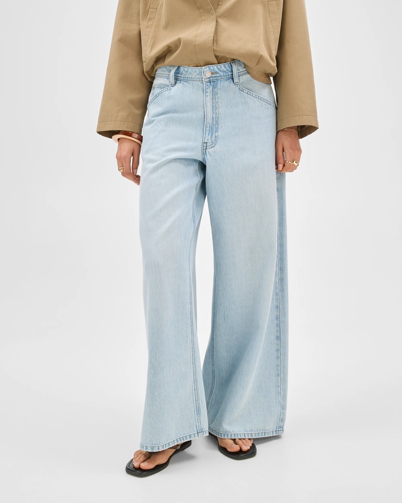 Airloom Slouch Wide Leg Denim Jeans 4 of 6