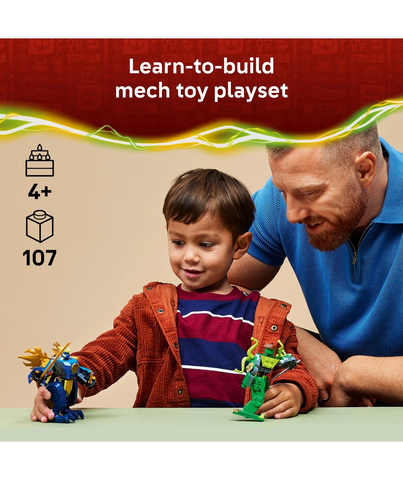 LEGO® Ninjago Jay's Dragon Mech Fight 71853 2 of 5