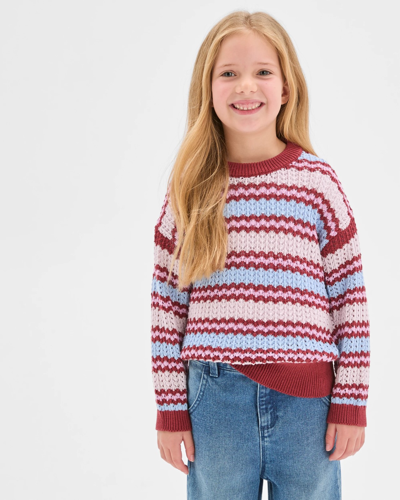 Australian Cotton Long Sleeve Knit Jumper 2 of 6