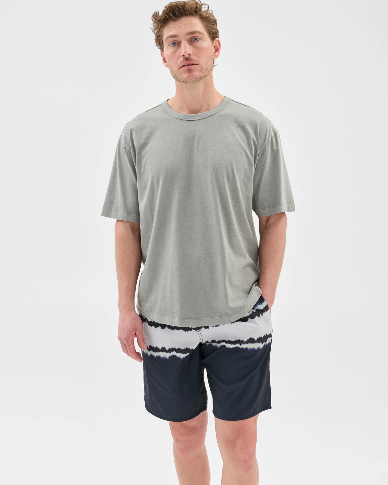Australian Cotton T-Shirt  - Forest Fog 3 of 6