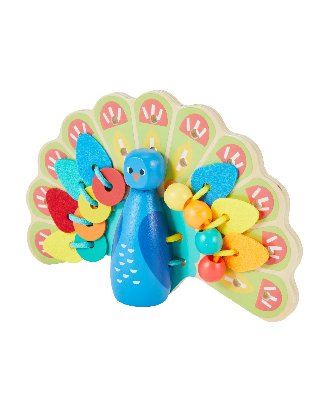 Anko 34 Pieces Wooden Threading Toy 2 of 5