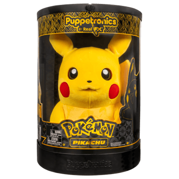 Pokemon Puppetronic Pikachu Electric Plush Puppet