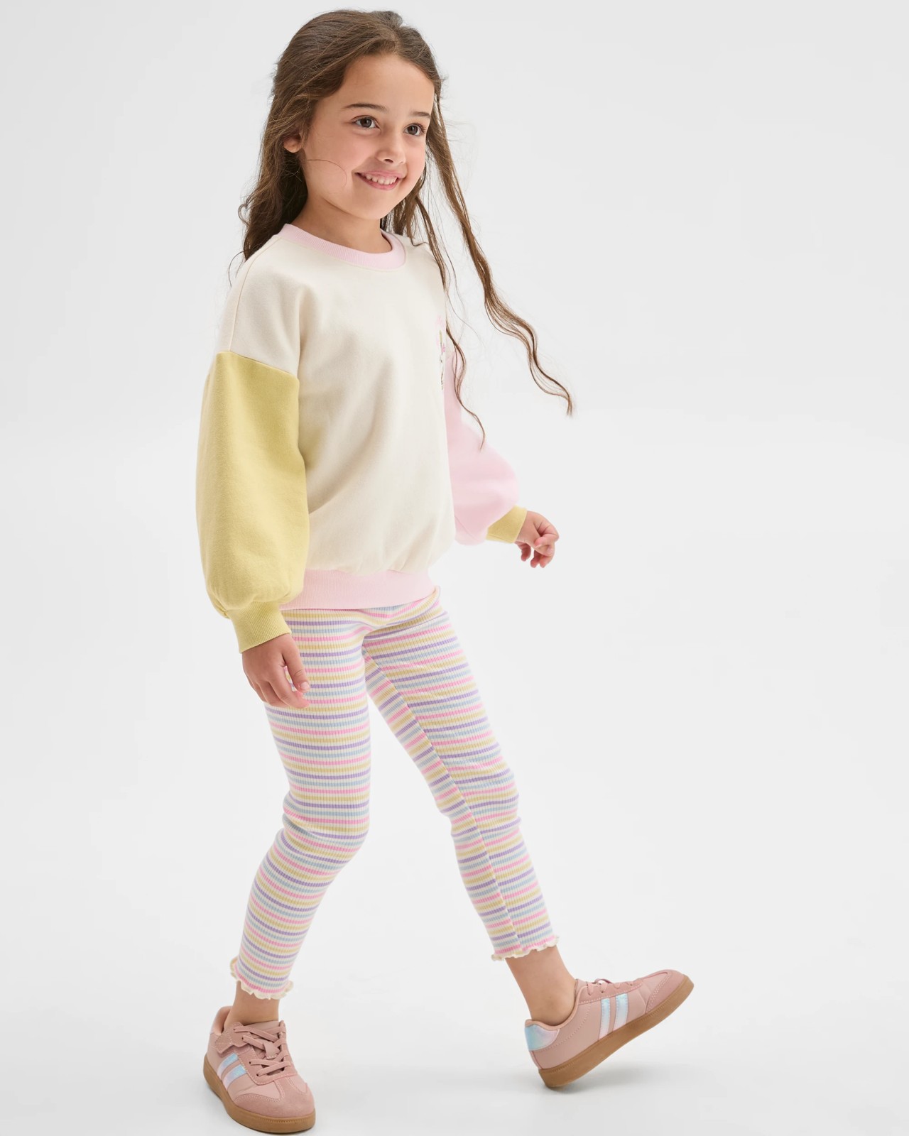 Australian Cotton Blend Loose Fleece Sweat Top 2 of 5