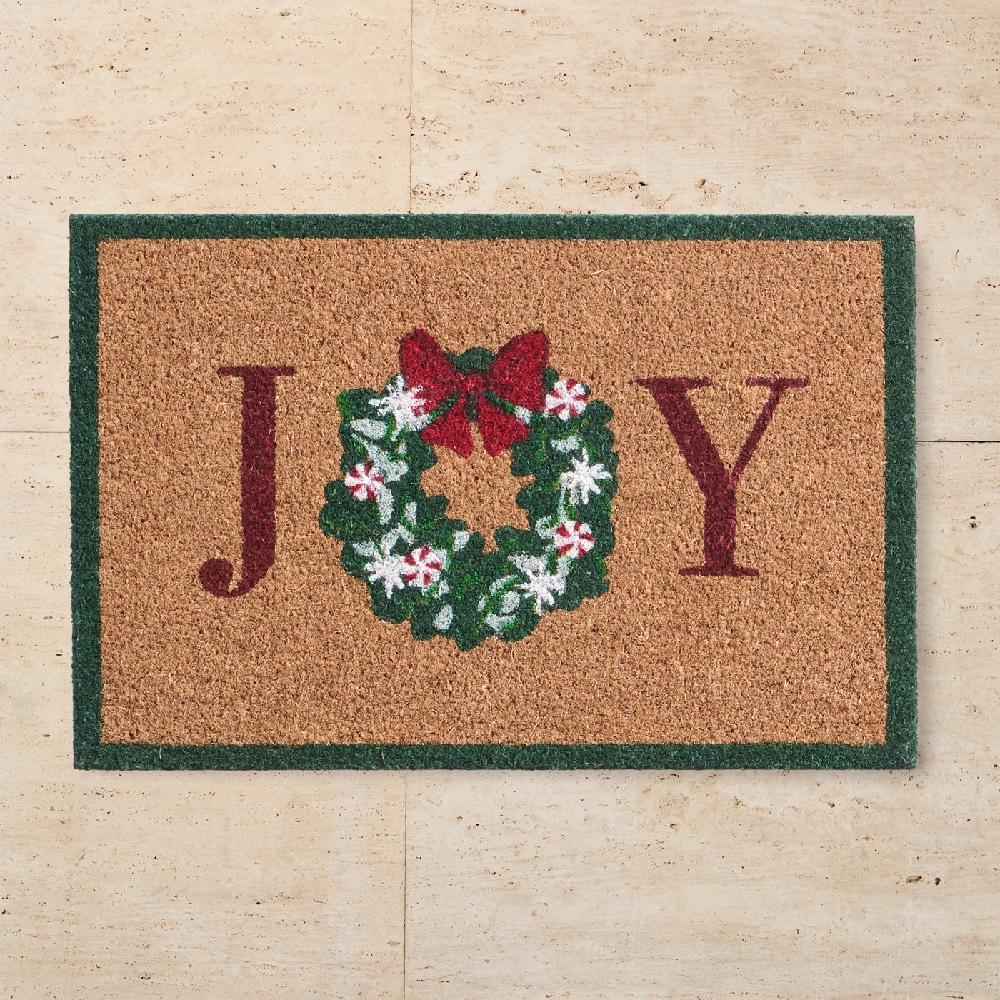 Anko Joy Wreath Door Mat - 60cm x 40cm 2 of 5