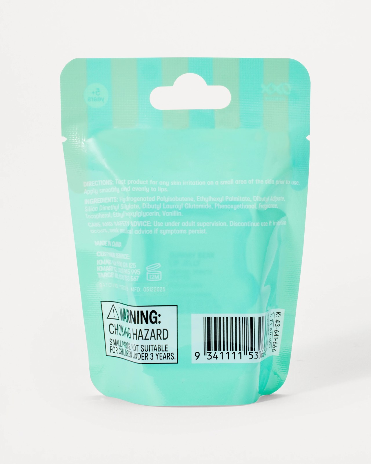 OXX Junior Gummy Bear Lip Jelly - Caramel Donuts Scented 6 of 6