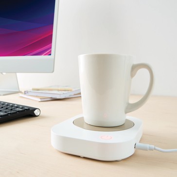 Desktop Mug Warmer, White - Anko