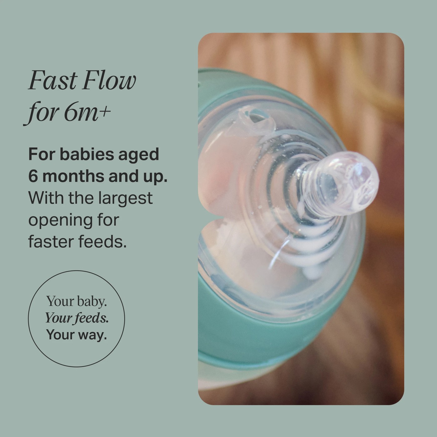 2 Pack Tommee Tippee Fast Flow Teats 2 of 6