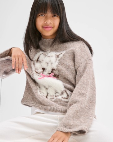 Intarsia Knit Jumper