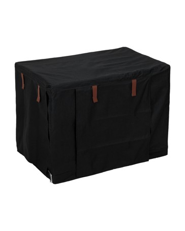 Anko Pet Crate Cover - Black, Medium