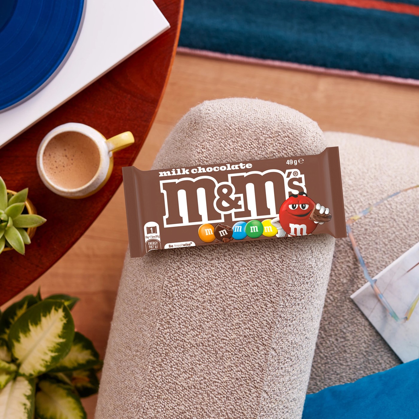 M&M's Milk Chocolate Singles Bag 4 of 6