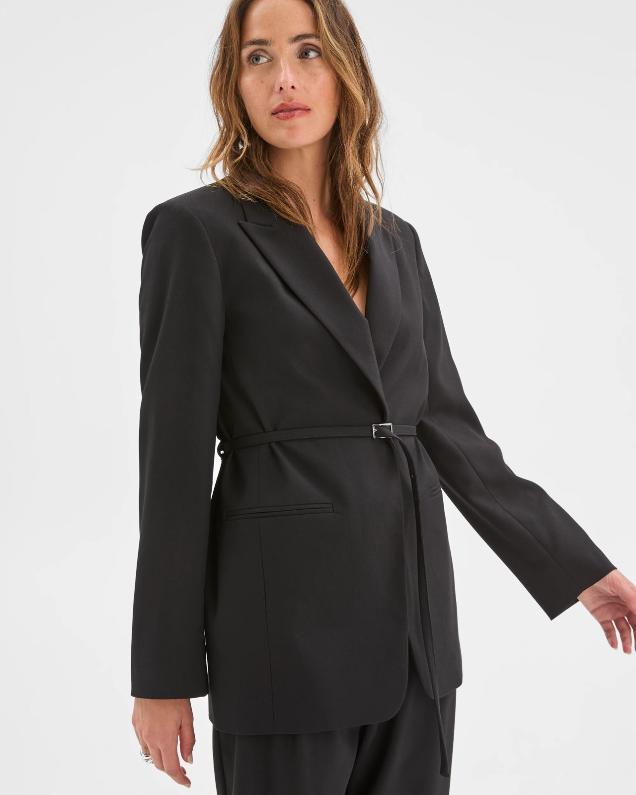 Preview Belted Detail Blazer 4 of 6