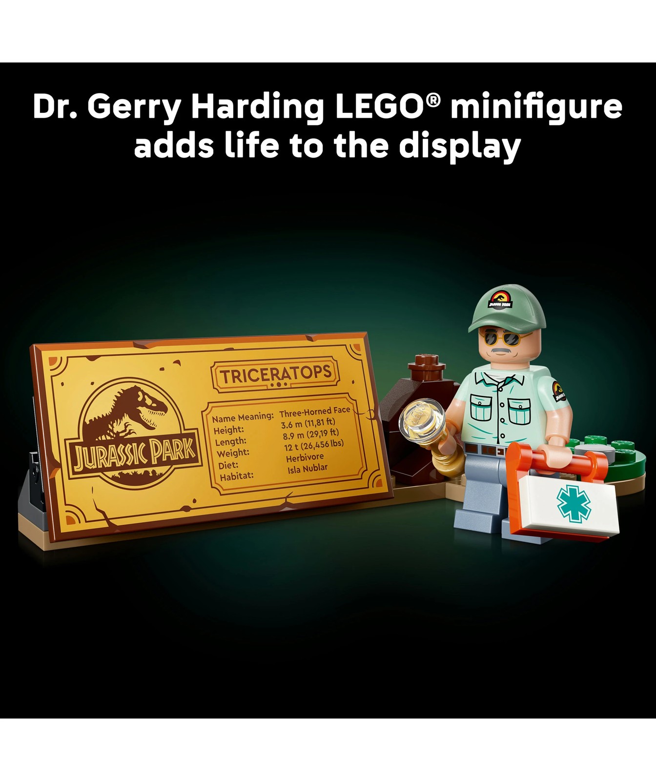 LEGO® Jurassic World Dinosaur Fossils: Triceratops 77985 5 of 5