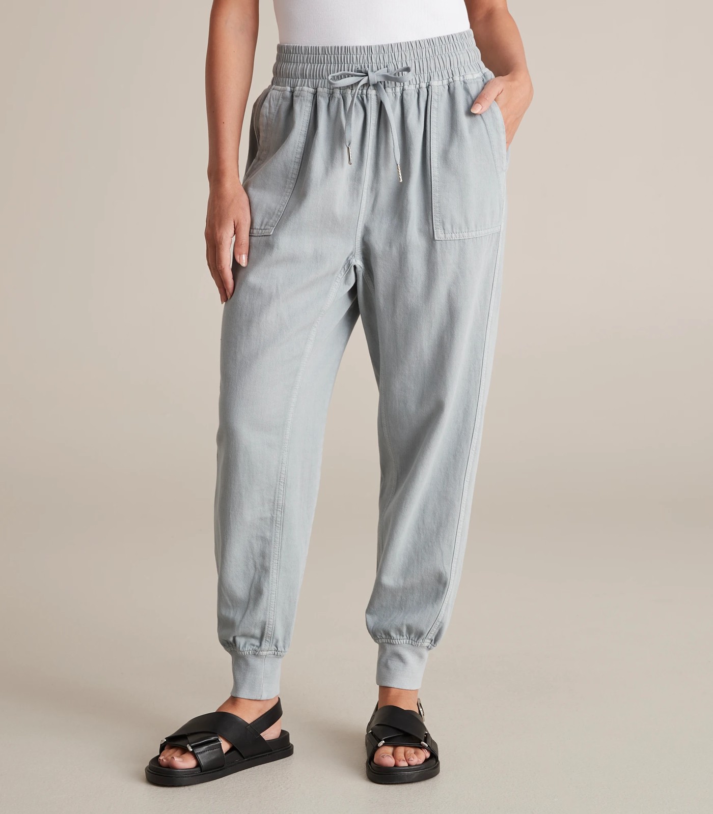 Rib Trim Jogger Pants | Target Australia