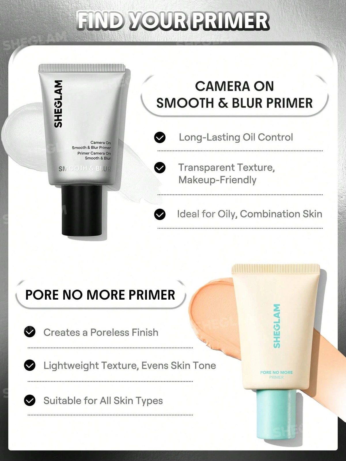 SHEGLAM Camera On Smooth & Blur Primer 6 of 6