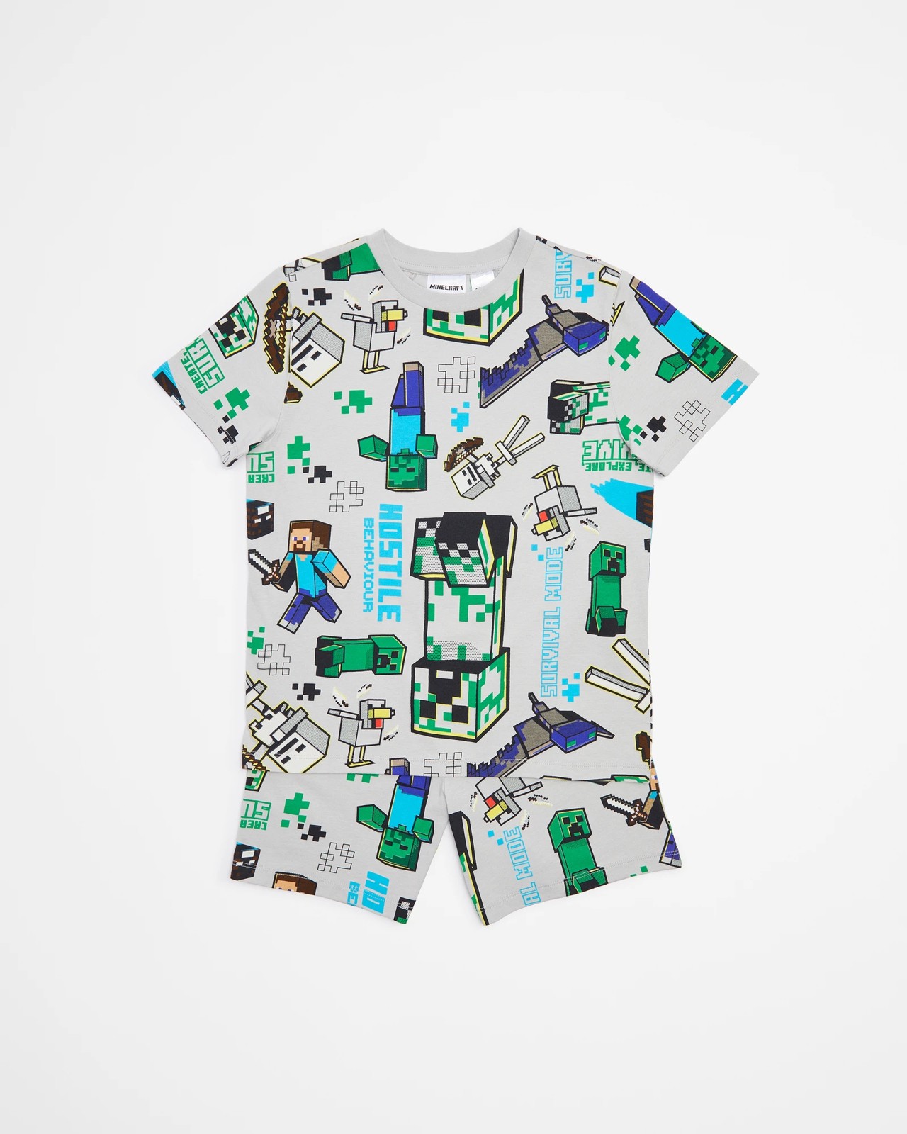 Minecraft Cotton Pyjama Set Target Australia