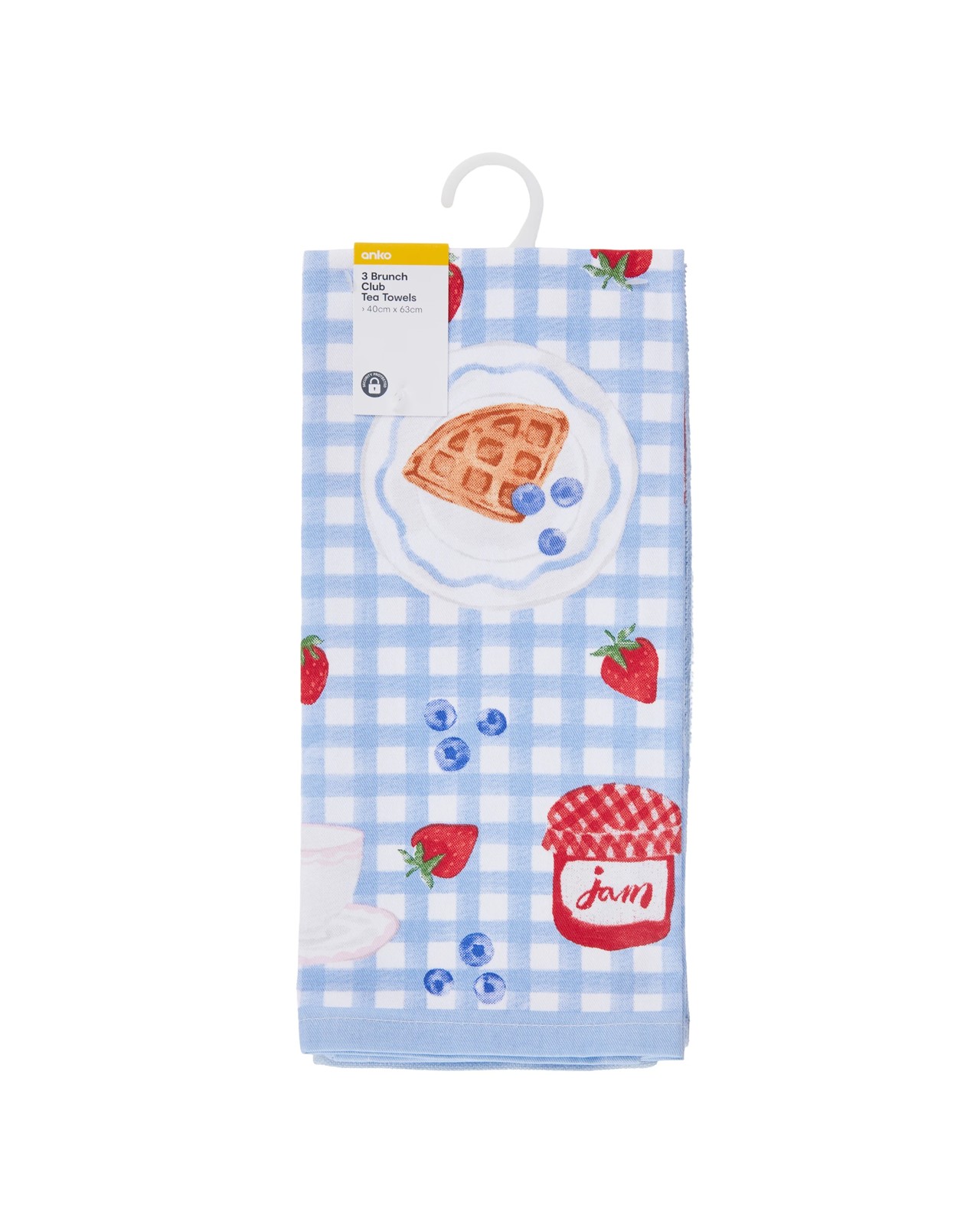 Anko 3 Pack Brunch Club Tea Towels 6 of 6