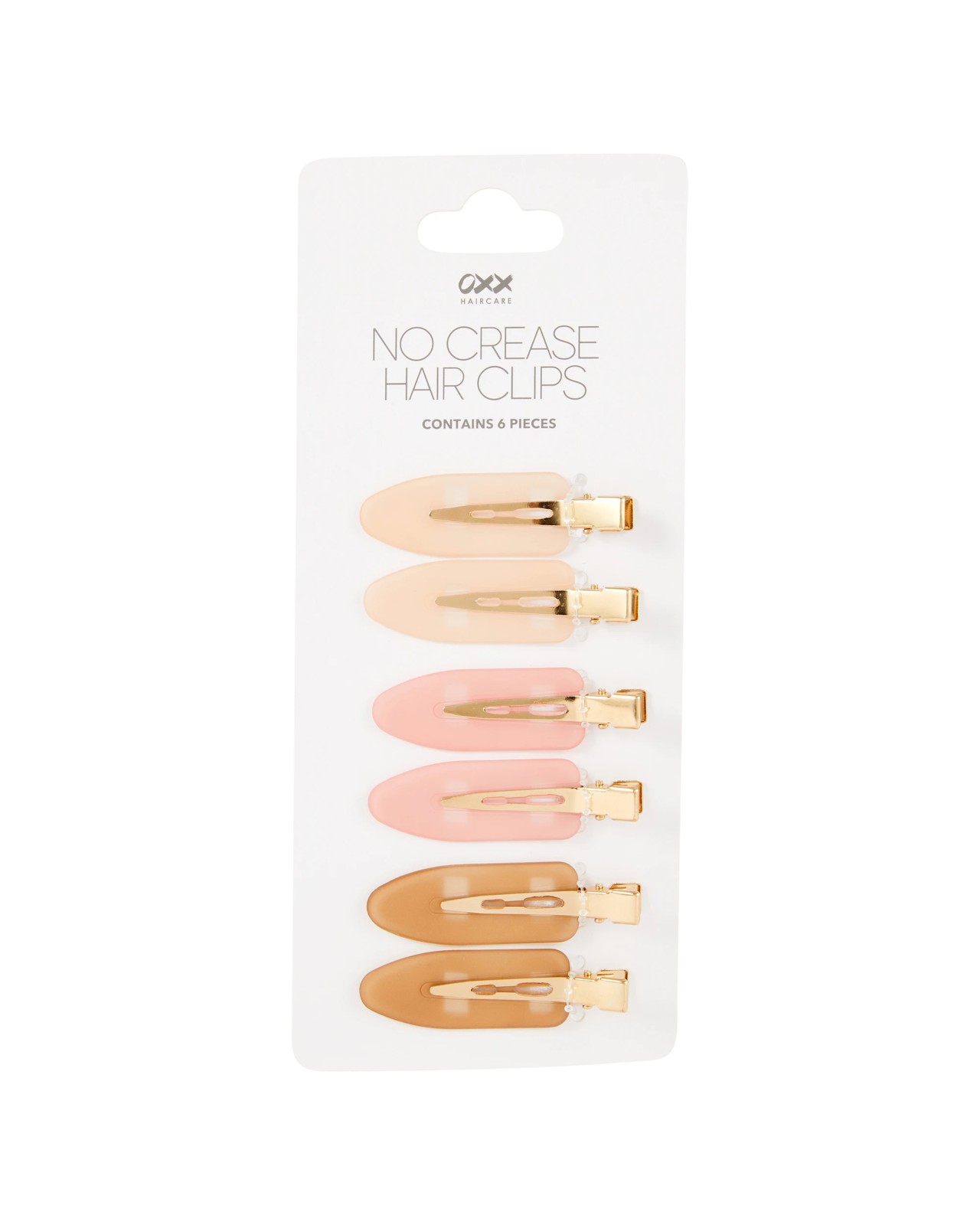 OXX Haircare 6 Piece Nude No Crease Hair Clips 3 of 3