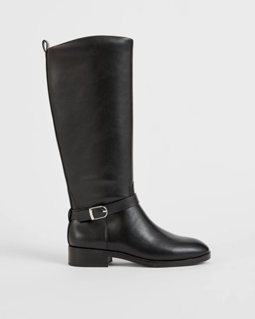 Riding Long Slant Edge Boots - Larissa