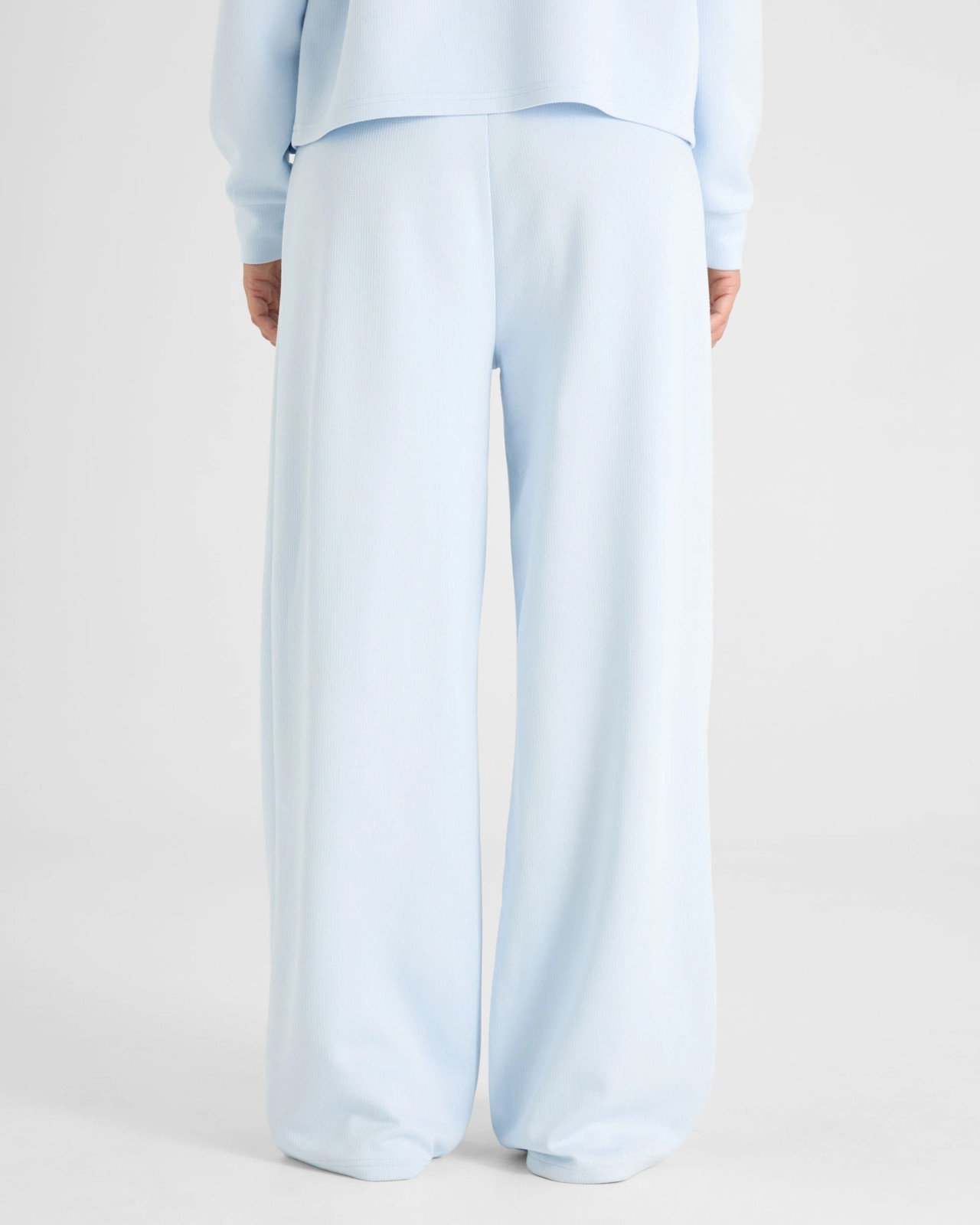 Lonsdale London Rib Wide Leg Pants - Light Blue 3 of 5