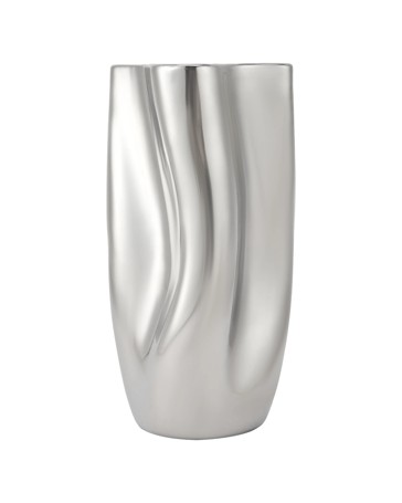 Anko Chrome Look Vase