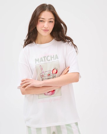 Lily Loves Australian Cotton Boyfriend Jersey Sleep T-Shirt