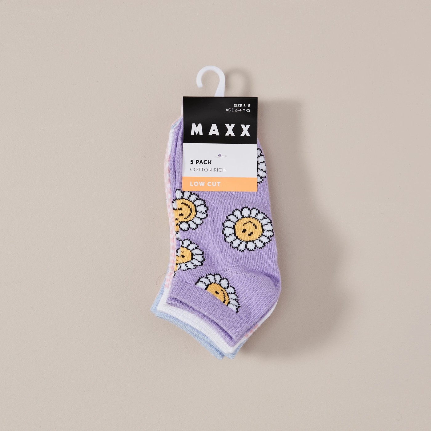 5 Pack Maxx Low Cut Socks 3 of 3