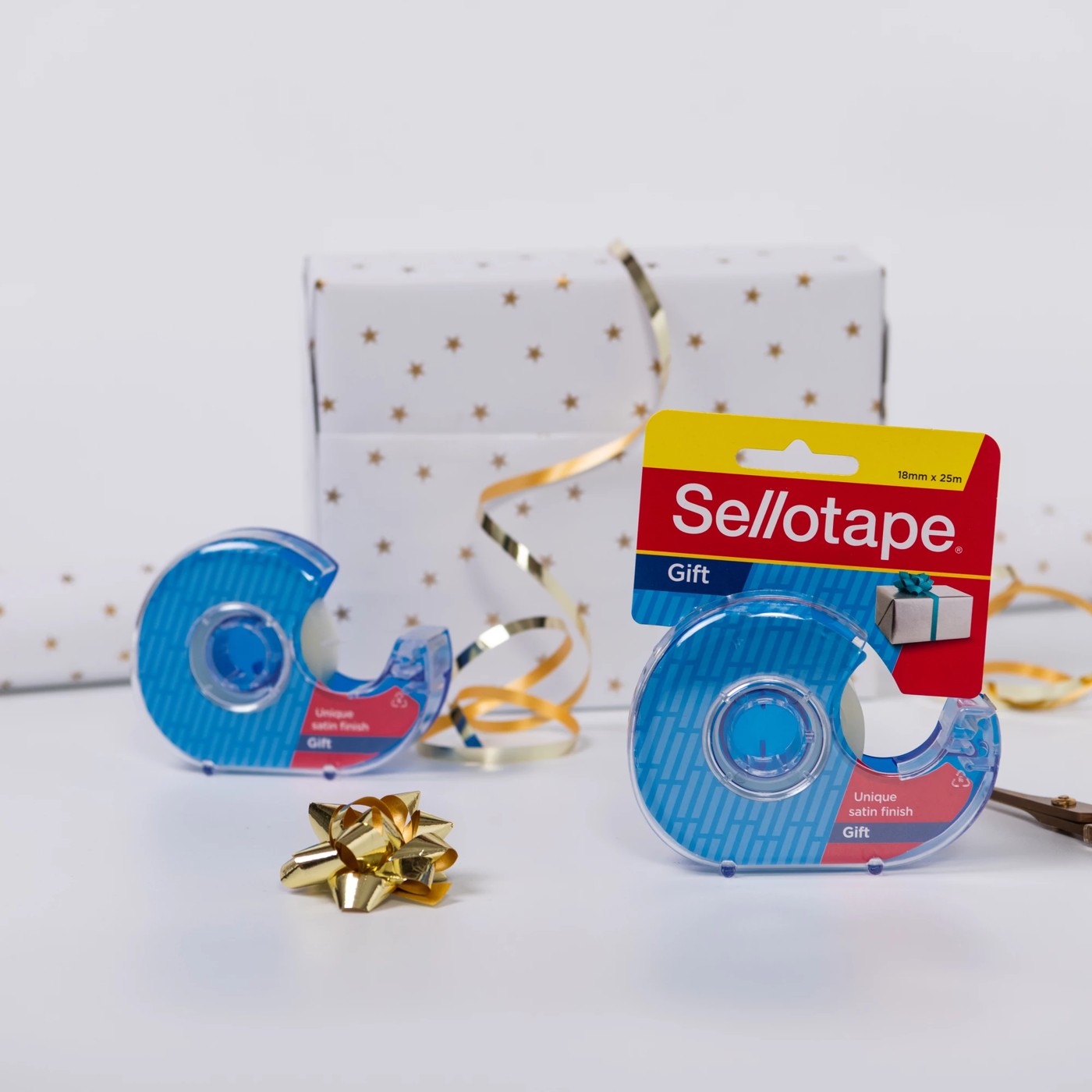 Sellotape Sticky Tape - 18mm x 25m with Dispenser