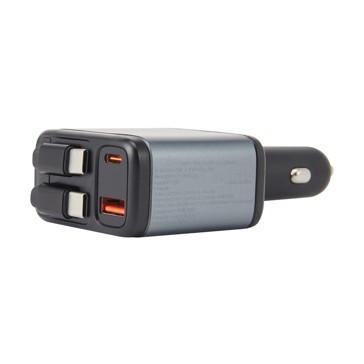 45W Dual USB-C Cable Car Charger - Anko