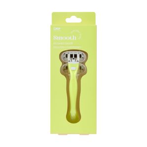 Smooth Reusable Razor, Lime - OXX Bodycare