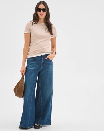 Soft Touch Double Layer Fitted T-Shirt