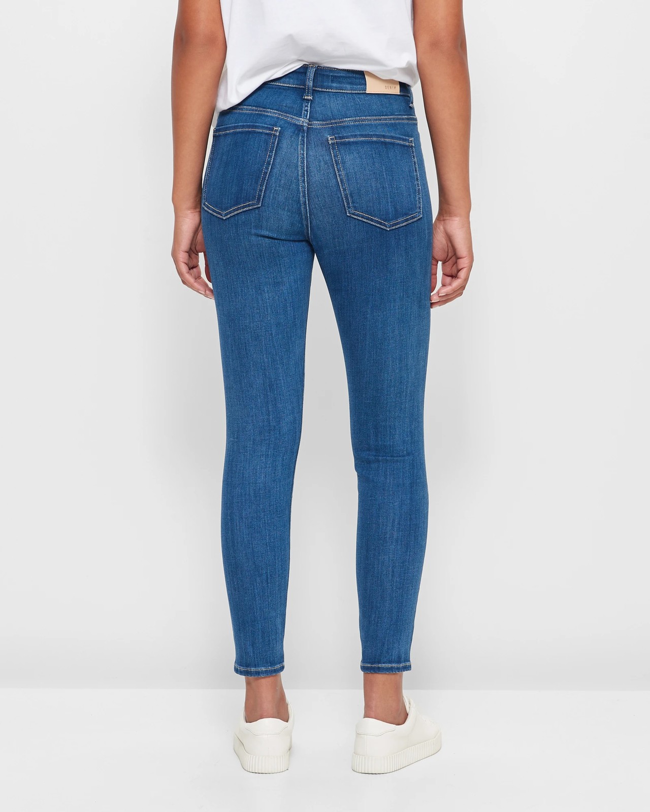 Skinny High Rise Ankle Length Jeans - Shape Your Body