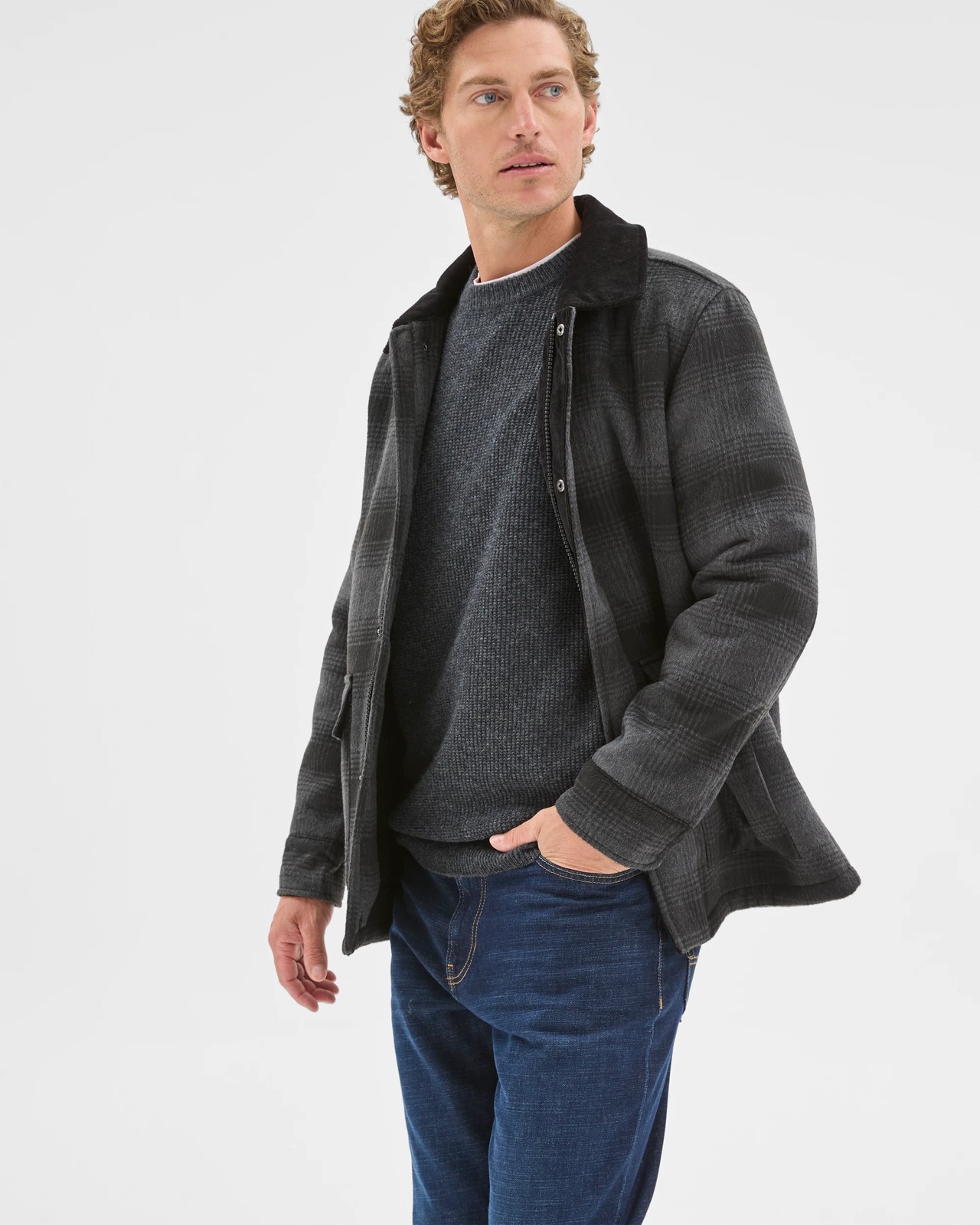 Long Sleeve Bushmans Jacket - Black 2 of 5