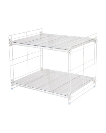 Anko Clear Undersink Extendable Shelves