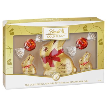Lindt Easter Gold Bunny & Minis Pack 145g