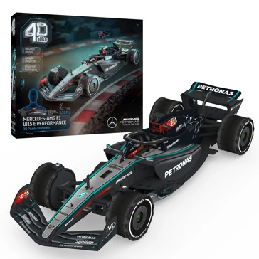 4D Build, Mercedes-AMG F1 W15 3D Puzzle Model Kit with Stand