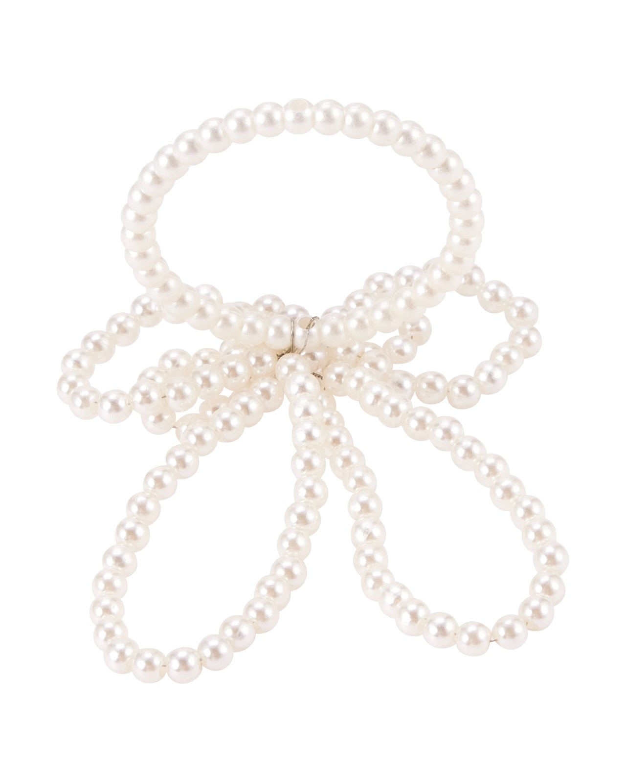 Anko 4 Pack Faux Pearl Bow Napkin Rings 4 of 5