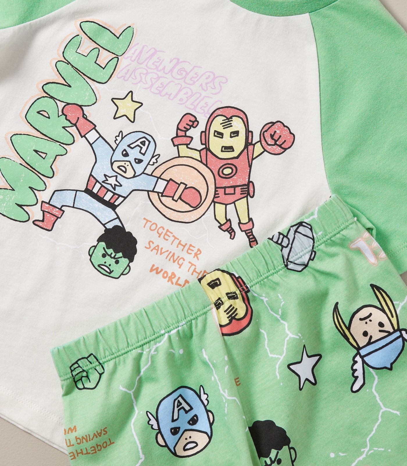 Family Matching Kids Marvel Pyjama Set 5 of 6