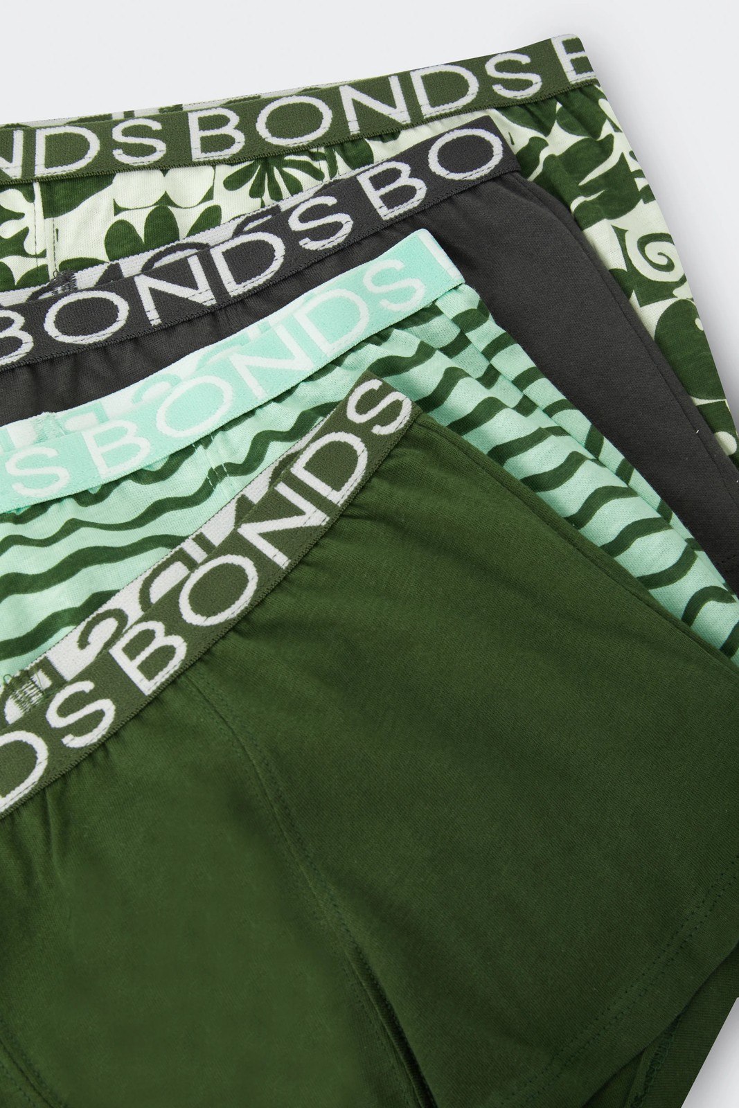 Bonds Cotton 4 Pack Boys Trunks - Multi Freestyle Flicks 3 of 4