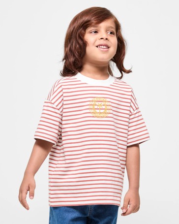 Australian Cotton Oversized Stripe T-shirt