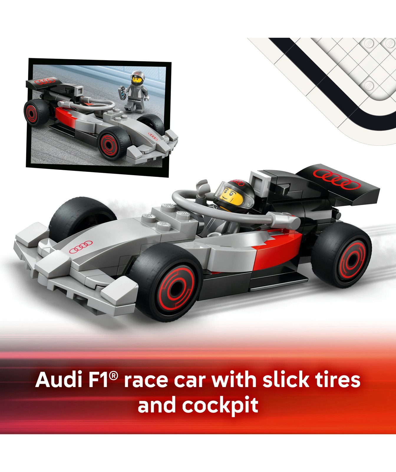 LEGO® City F1® Display Truck with Audi F1® Race Car 60493 5 of 5