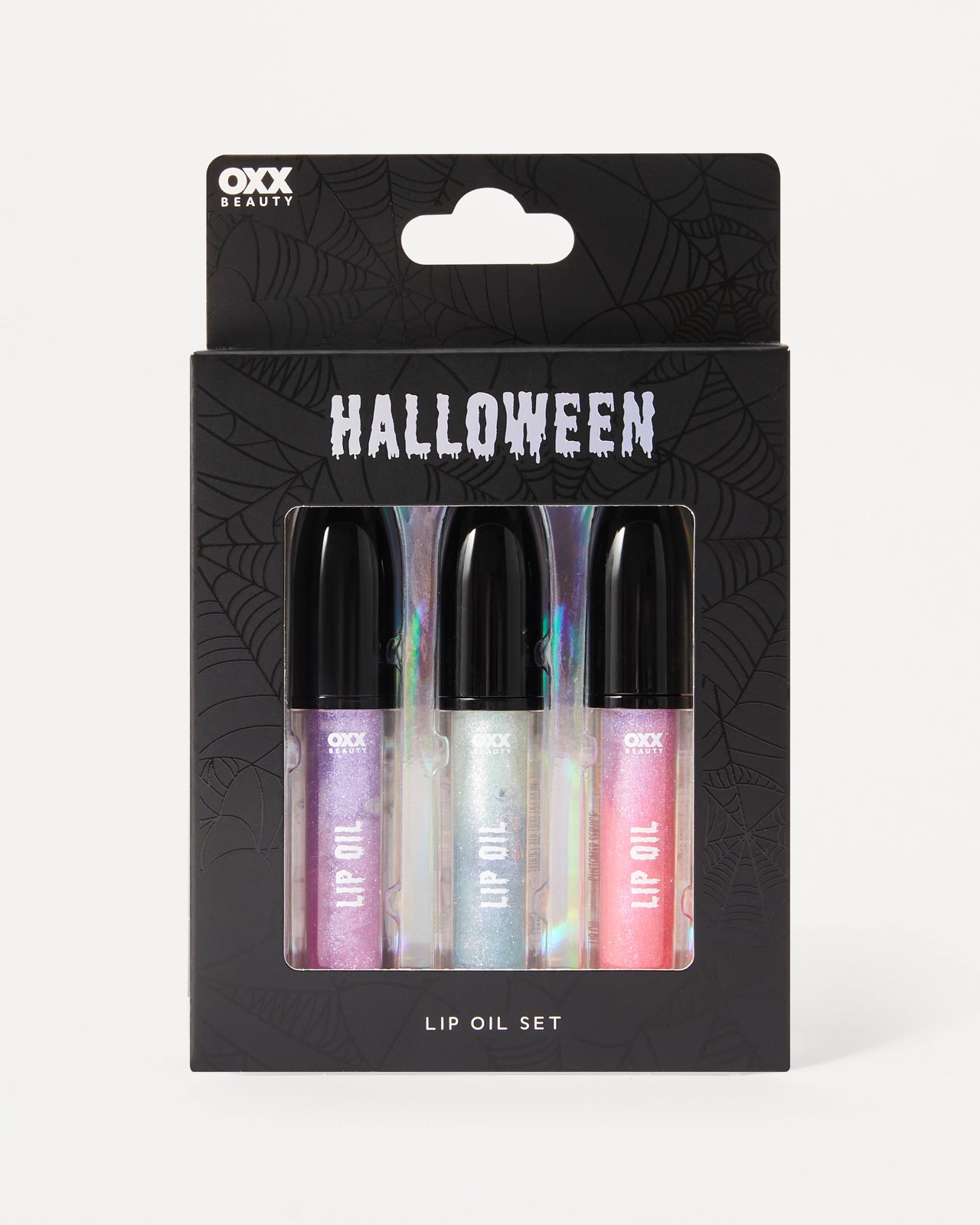 OXX Beauty 3 Piece Halloween BI Phase Lip Oil Set 4 of 5
