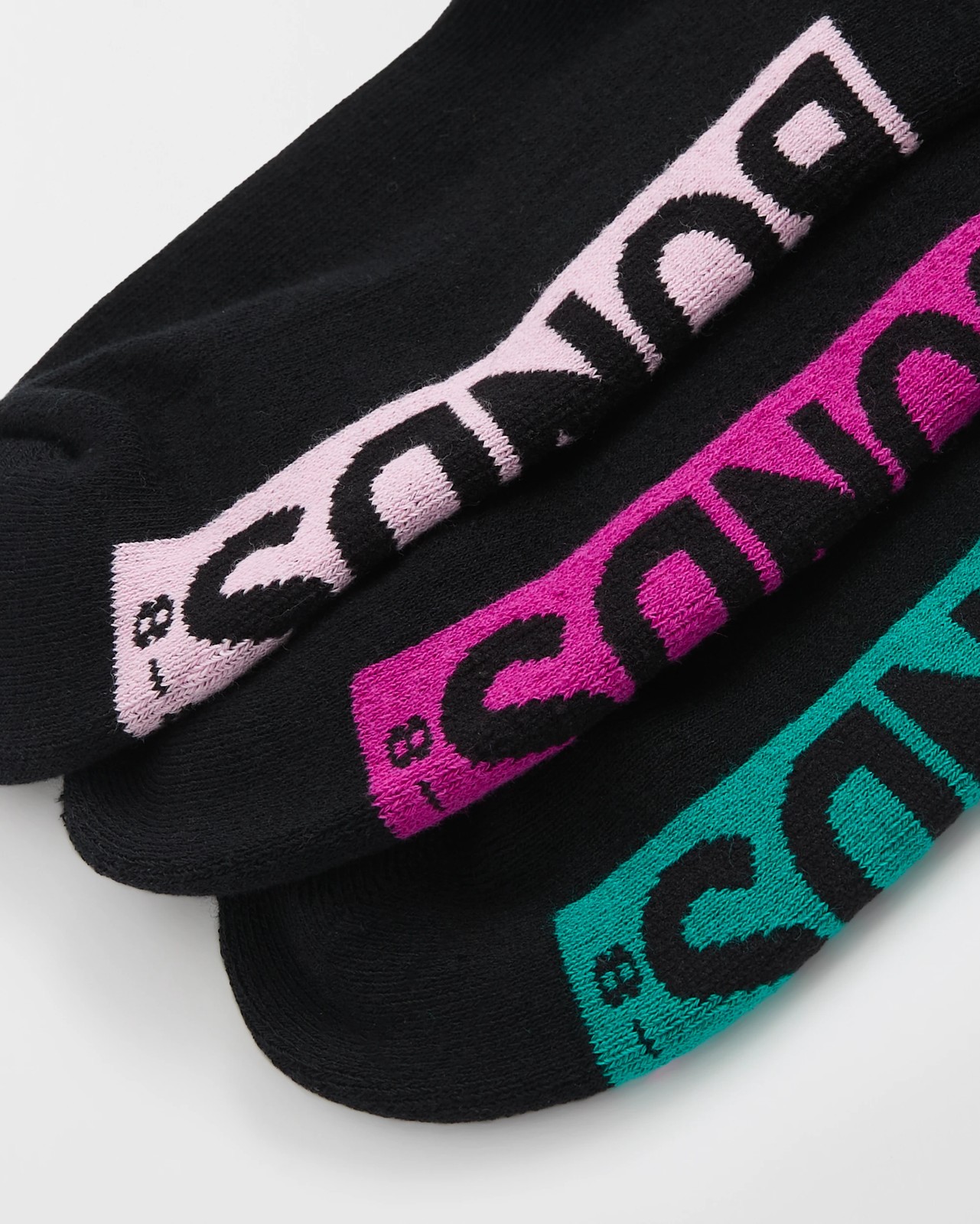 Women's Cotton Blend Cushioned Quarter Crew Socks 3 Pack - Bonds - Black 2 of 3