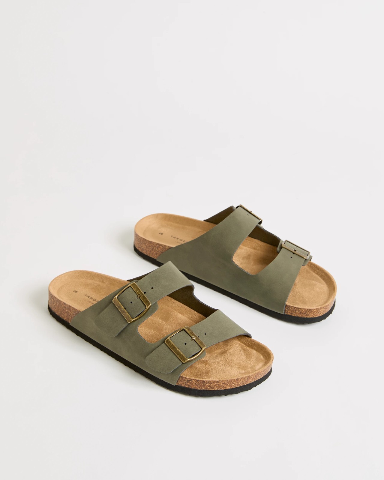 Smooth Moulded Cork Sandals - Solomon - Khaki 2 of 3