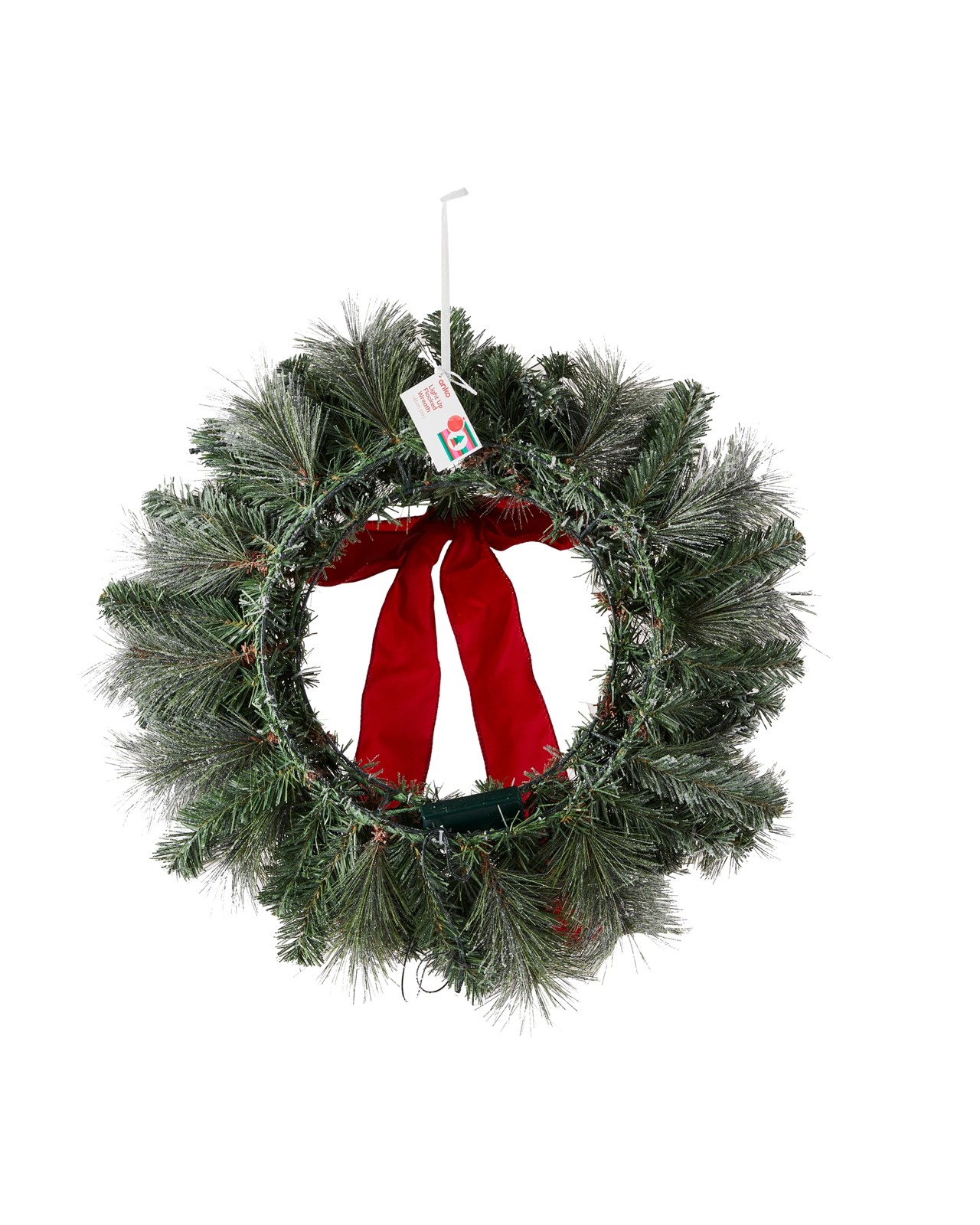 Anko Light Up Flocked Wreath 6 of 6
