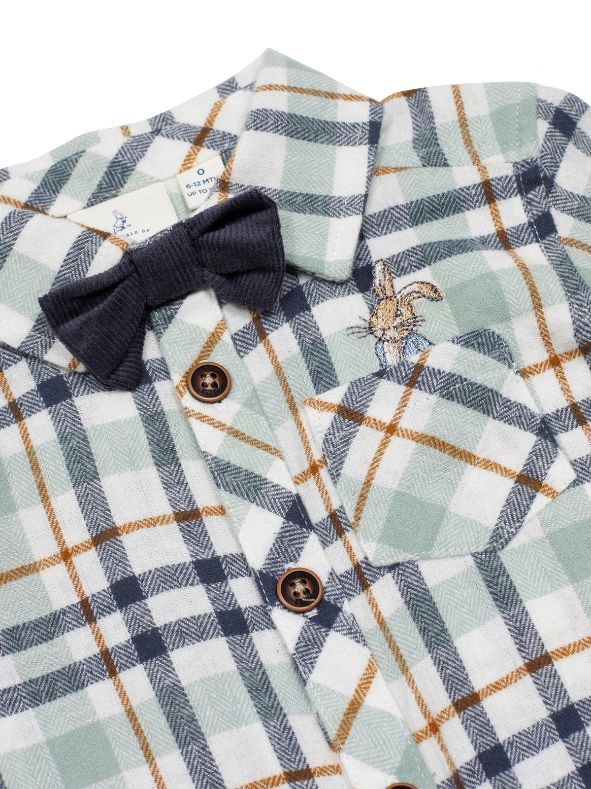 Peter Rabbit Baby Check Flannelette Shirt | Target Australia