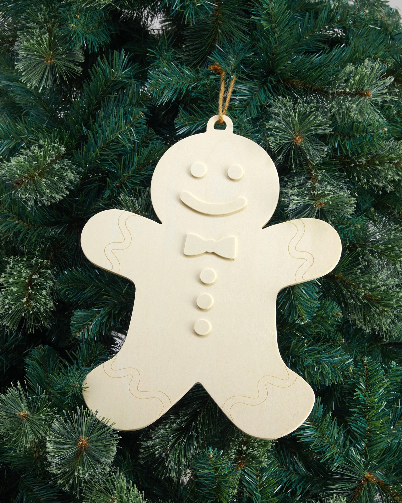 Anko Craft Wood Blank Gingerbread Man 4 of 5