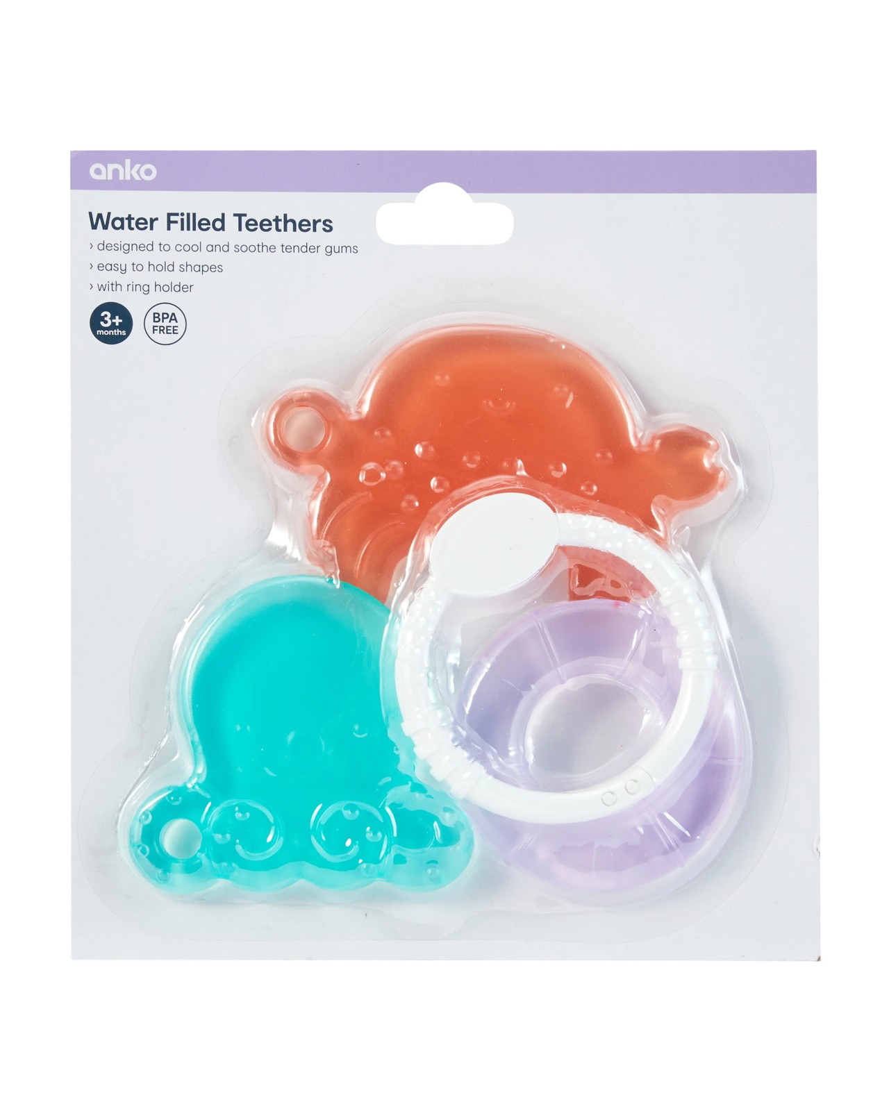 Anko Water Filled Teethers 3 of 3