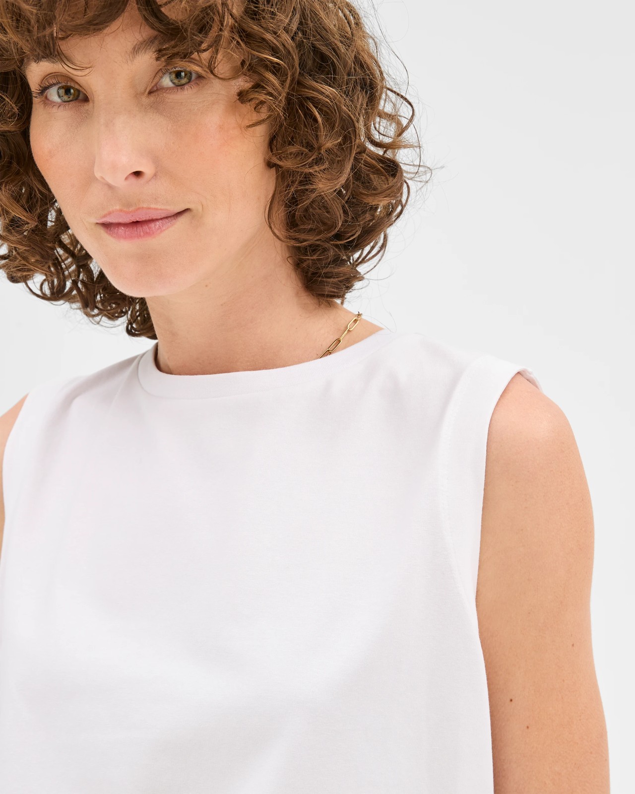 Relaxed Shoulder Detail Tank Top 4 of 5