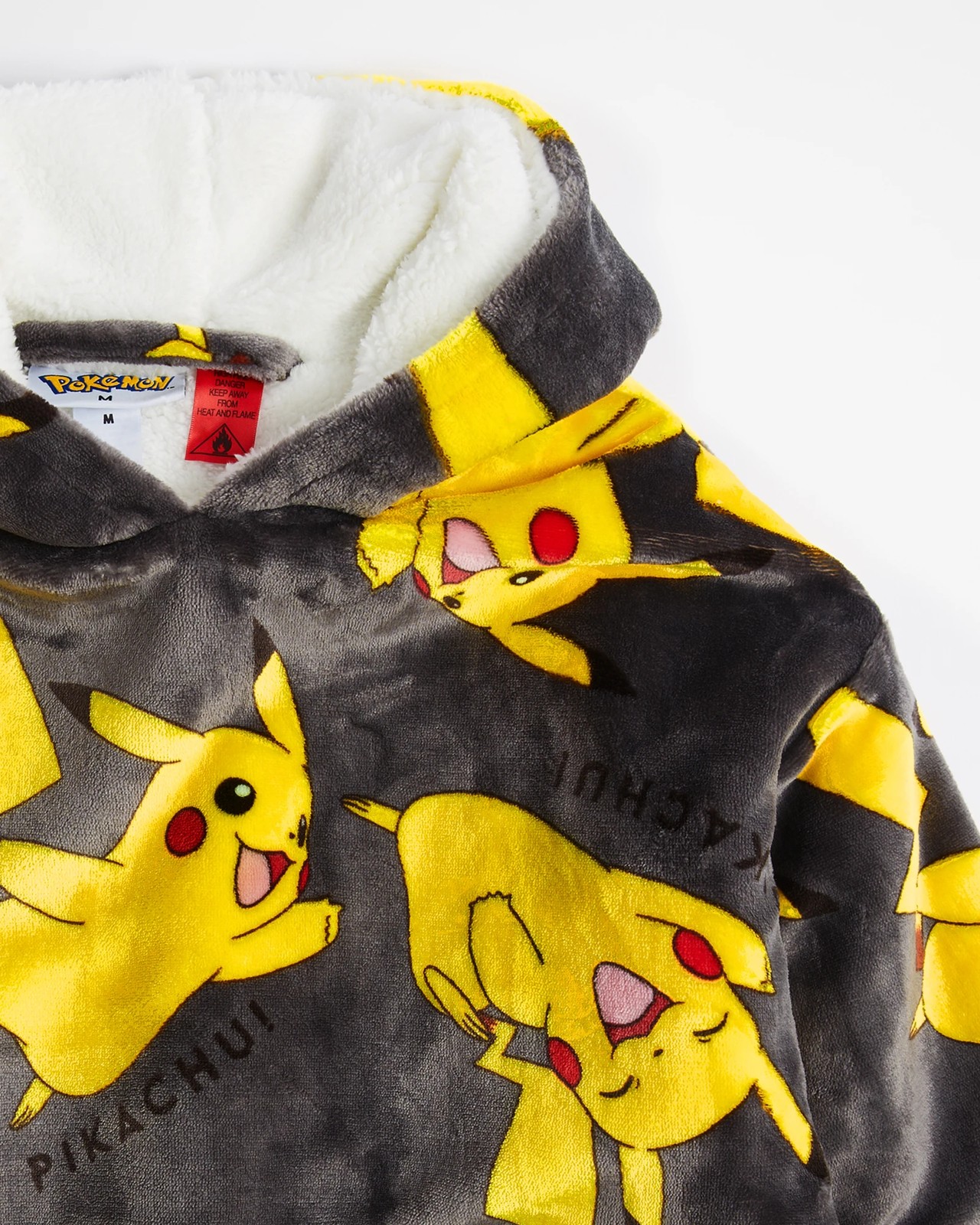 Girls' Pokemon Pikachu Zip-up Pullover Sweatshirt - Yellow : Target